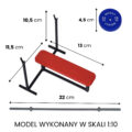 wyciskanie na lawce - wymiary